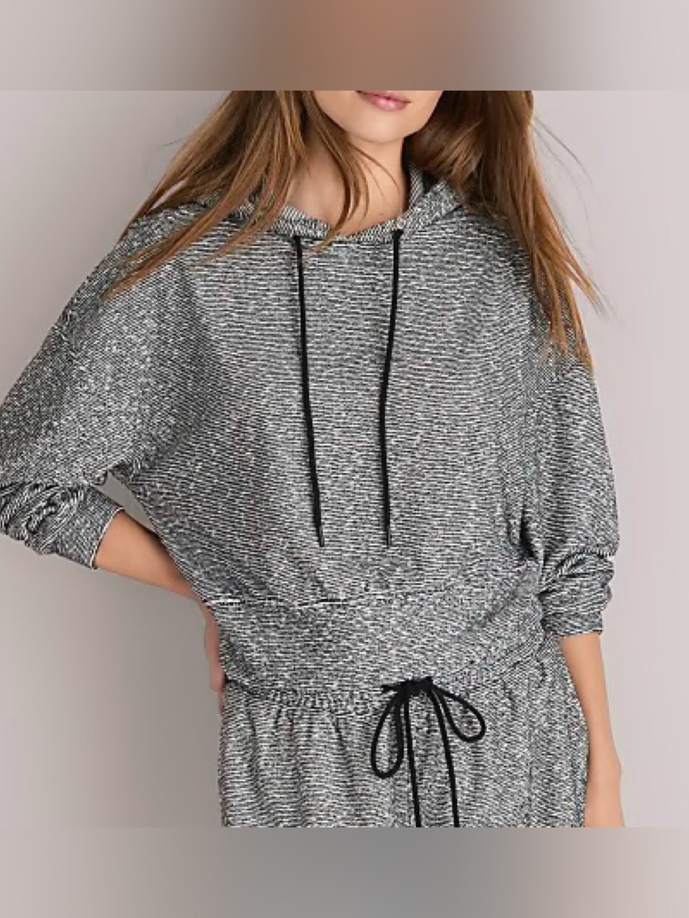 NWT! Lou & Grey Terry Stripe Hoodie
